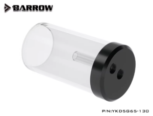 BARROW Water Tank for D5/MCP655 Pump Cover (DIA:65MM, TL:130MM) black