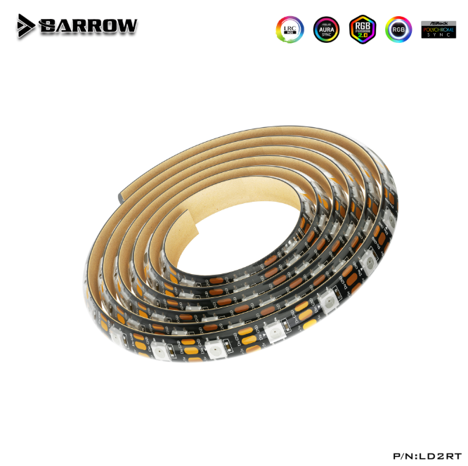 BARROW Multi colour led strip, water proof 100CM (Aurora)