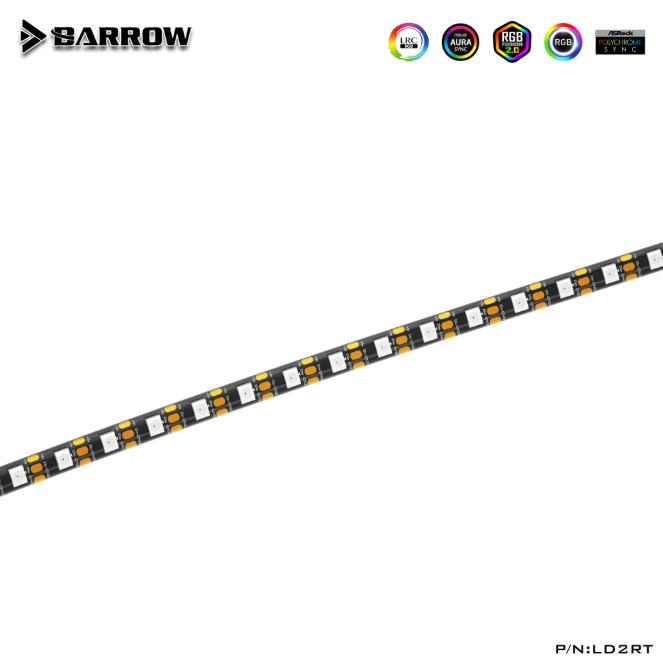 BARROW Multi colour led strip, water proof 100CM (Aurora) - Image 3