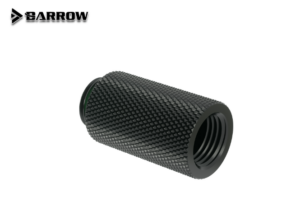 Barrow Male to Female Extender - 40mm-Black