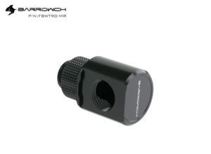 Barrowch 90°Rotary Adapter with smooth surface-Black