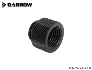 Barrow Male to Female Extender - 10mm-Black