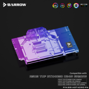 Barrow LRC2.0 full coverage GPU Water Block for ASUS TUF 4090 Aurora