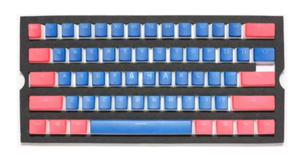 Ducky Pudding Classic Blue Keycap108-Key PBT Double-shot - Image 2