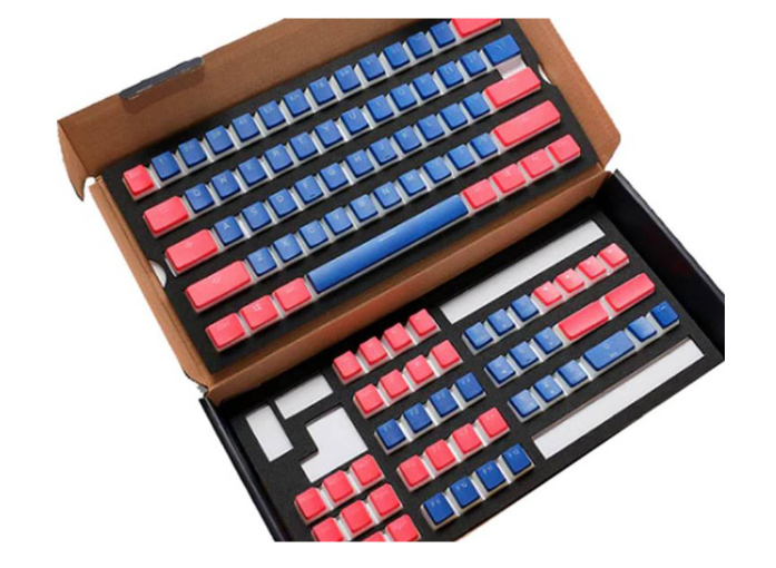 Ducky Pudding Classic Blue Keycap108-Key PBT Double-shot - Image 3