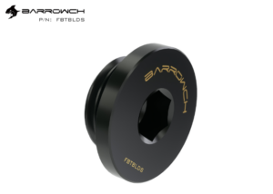 Barrowch ultra-thin Inner six angle Stop Plug Fitting-Black