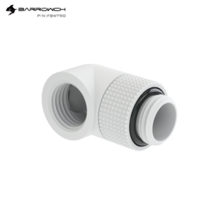 Barrowch 90°Rotary Adapter (Male to Female)-White