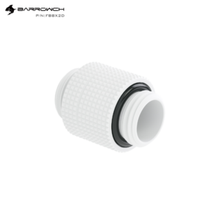 Barrowch Rotary Male To Male Extender-White