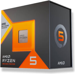 AMD Ryzen 5 7500X3D AM5 Gaming Processor, 6 Cores & 12 Threads, Up to 5 GHz Turbo Clock, Integrated AMD Radeon Graphics, 32 MB L3 Cache, PCI Express 5.0