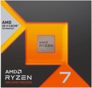 AMD Ryzen 7 7800X3D AM5 Desktop Processor with AMD Radeon Graphics, 8 Cores & 16 Threads, 5 GHz Max Boost Clock, 8MB L2 & 96MB L3 Cache, DDR5 Memory & 128GB Max Capacity