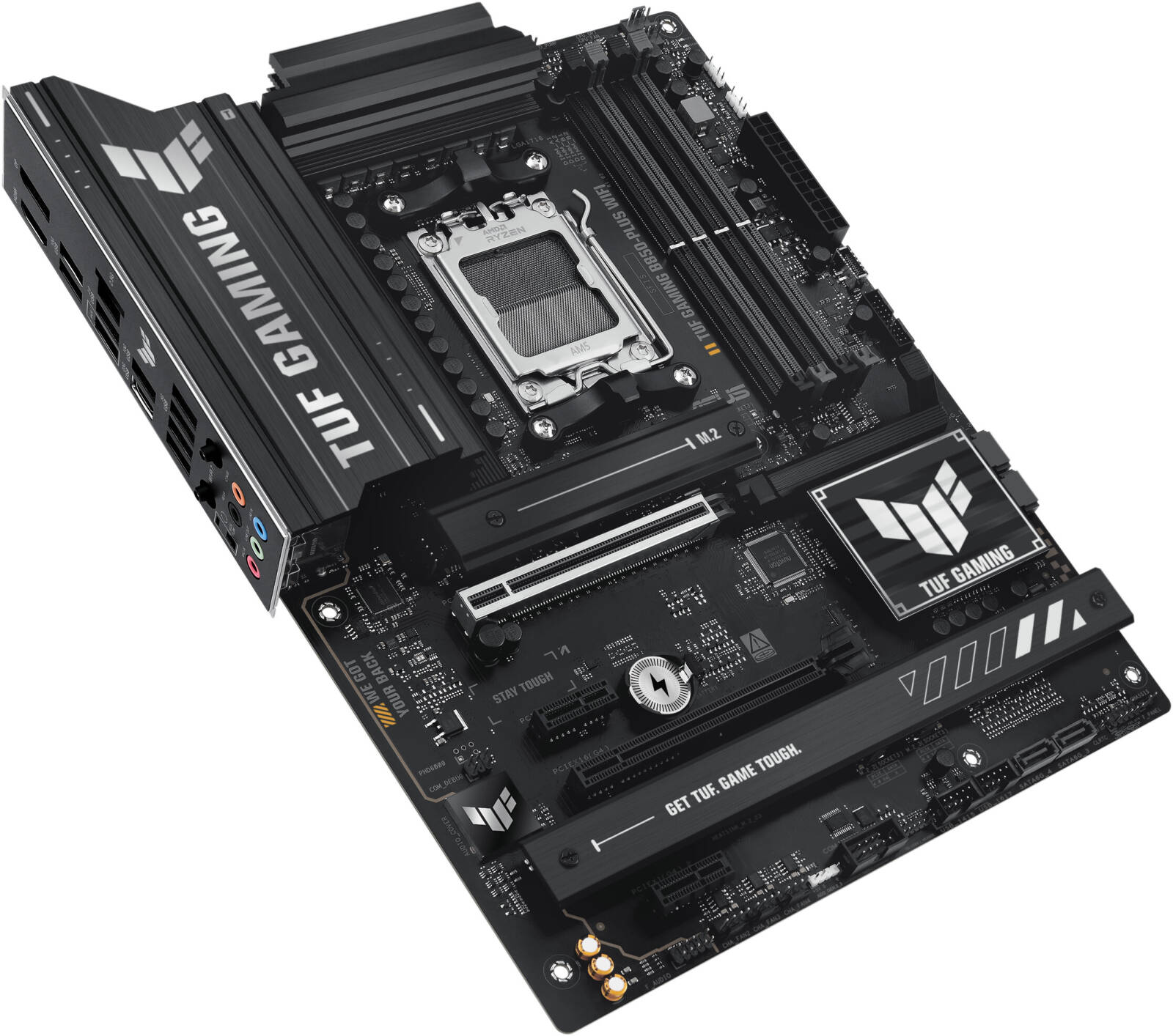 ASUS TUF GAMING B850-Plus Wi-Fi AM5 ATX Motherboard, AMD B850 Chipset, 4x DIMM DDR5 Slots, Up to 192GB Max Memory, 1 x PCIe 5.0 x16 SafeSlot, 3 x M.2 Slots, WiFi & BT Connectivity - Image 5