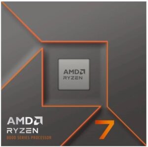 AMD Ryzen 7 8700F AM5 CPU Processor, 8 Cores & 16 Threads, 5 GHz Max Boost Clock, 8MB L2 & 16MB L3 Cache, Zen 4 Architecture, DDR5-5200 Memory, Includes Wraith Stealth Cooler